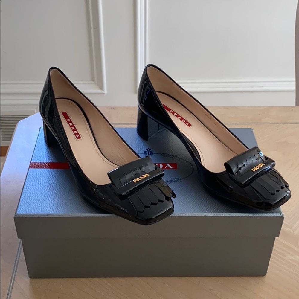 Authentic Prada Patent Leather shoes